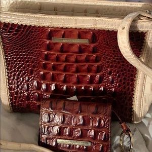Brahmin crossbody and wallet